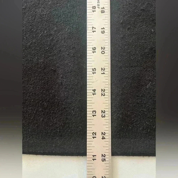 SIONI Blk VNeck sweater Sequin Fringe Detail LongSleeve M whimsigoth SWIFTY glam - Picture 6 of 8